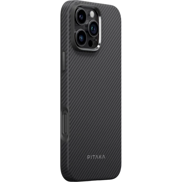 Pitaka Military-Grade Protective MagSafe kryt iPhone 16 Pro Max Black/Grey Twill - Puzdra - Hlavný obrázok