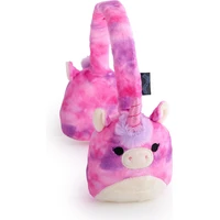 Lazerbuilt bezdrôtové slúchadlá Squishmallows - Lola (plyšové) - Slúchadlá