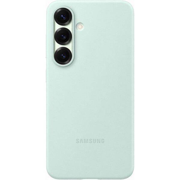 E-shop Samsung Silicone Case silikónový kryt Galaxy S25 mentolovo zelený