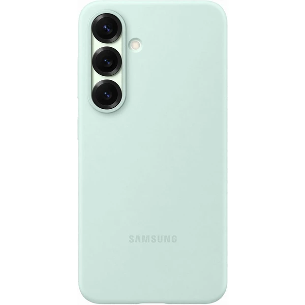 Samsung Silicone Case silikónový kryt Galaxy S25 mentolovo zelený - Puzdra - Hlavný obrázok