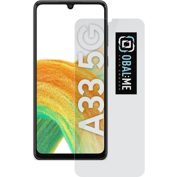 Obal:Me 2.5D tvrdené sklo Samsung Galaxy A33 5G číre - Ochranné fólie a sklo - Hlavný obrázok
