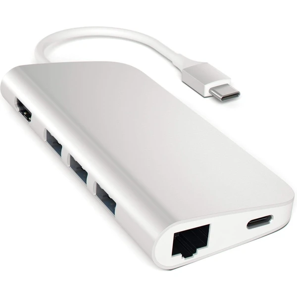 Satechi Multi-Port húb striebo - USB huby - Obrázok S8ME100301