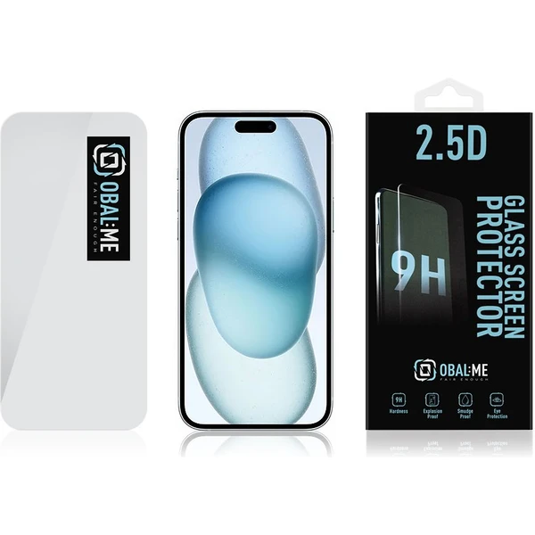 Obal:Me 2.5D Tvrdené sklo Apple iPhone 15 Plus/16 Plus číre - Ochranné fólie a sklo - Obrázok S8U0000K01