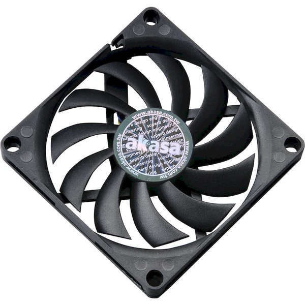 Akasa Slimfan 80mm čierny - Ventilátory pre PC - Hlavný obrázok