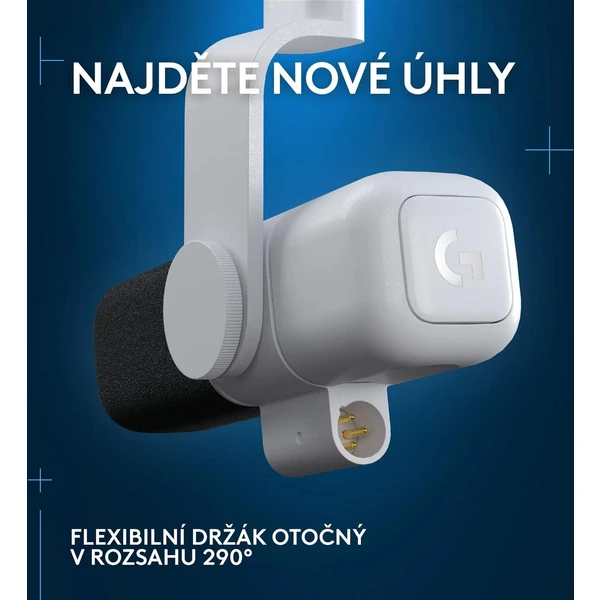 Logitech G Yeti Studio mikrofón biely - Mikrofóny - Obrázok S9I4000O01