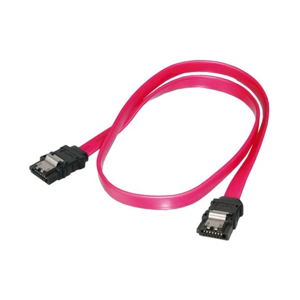 PremiumCord kábel SATA 1.5/3.0 GBit/s s kovovou západkou 0,75m - Káble a redukcie - Hlavný obrázok