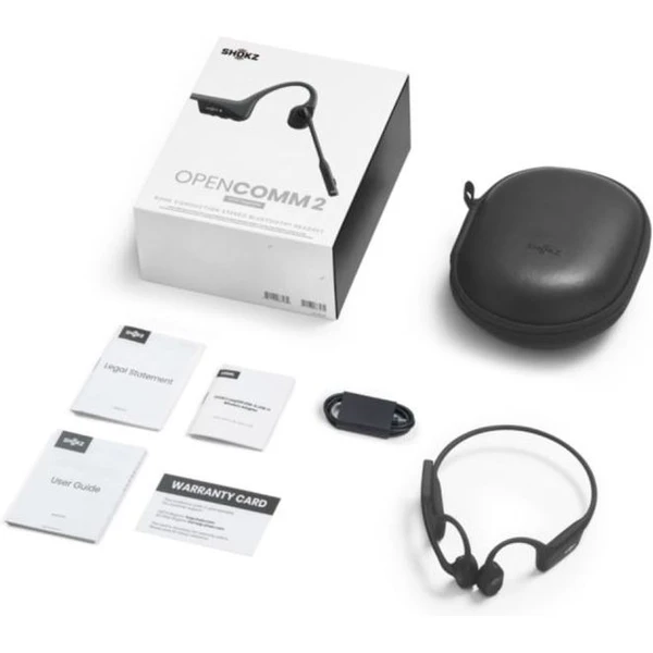 Shokz OpenComm2 (2025) Bluetooth slúchadlá pred uši čierna - Slúchadlá - Obrázok S9ZE000J01