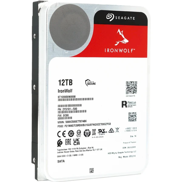 Seagate IronWolf HDD 3,5" 12TB - Pevné disky - Obrázok SAAE000P01