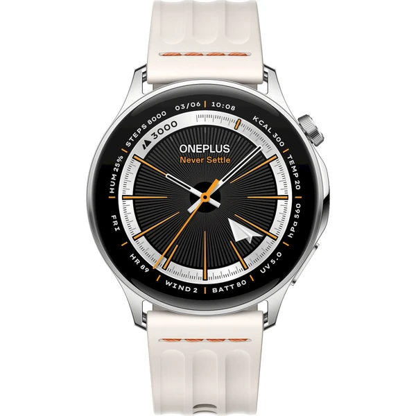 OnePlus Watch Lite chytré hodinky strieborné - Inteligentné hodinky - Hlavný obrázok