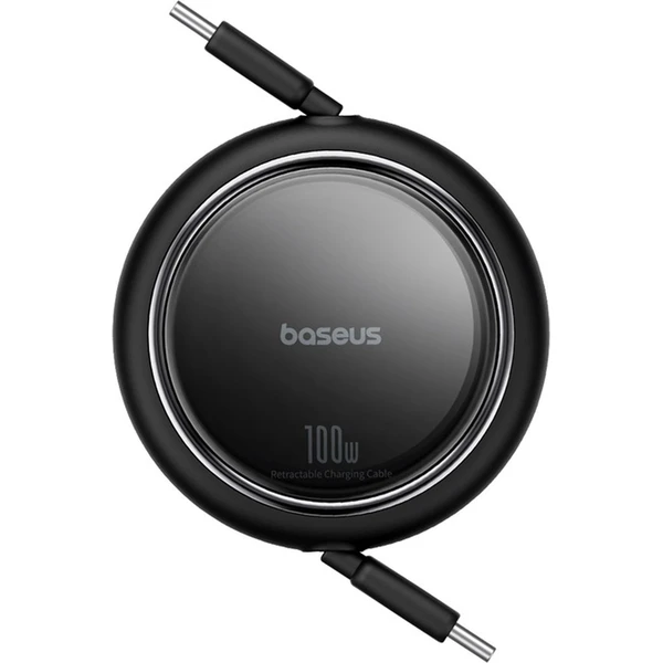 Dátový kábel Baseus Free2Draw mini USB-C/USB-C 1m 100W čierny - Káble - Hlavný obrázok