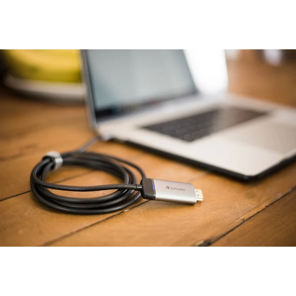 Verbatim USB-C/HDMI kábel 4K 1,5 m čierny - Káble a redukcie - Obrázok SAOR000301