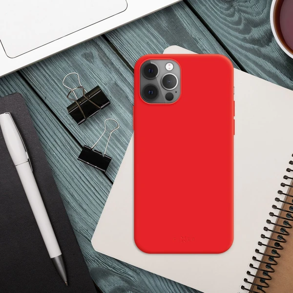 Zadný pogumovaný kryt FIXED Story pre Xiaomi Redmi Note 12 5G, červený - Puzdra - Obrázok SAR1000601