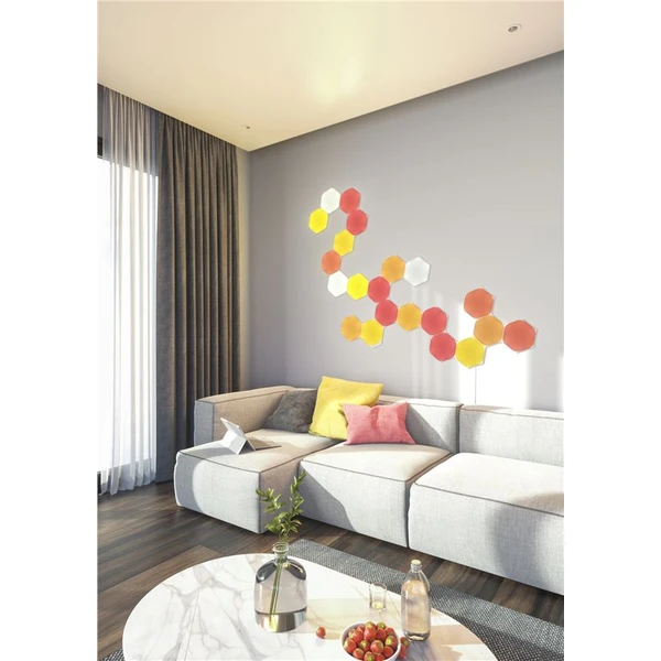 Nanoleaf Shapes Hexagons Smarter Kit 15 Panels - Inteligentné osvetlenie - Obrázok SAZ3600301