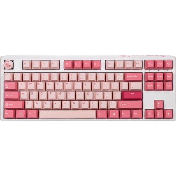 Ducky One 3 Gossamer TKL MX-Speed-Silver herná klávesnica (US) ružová