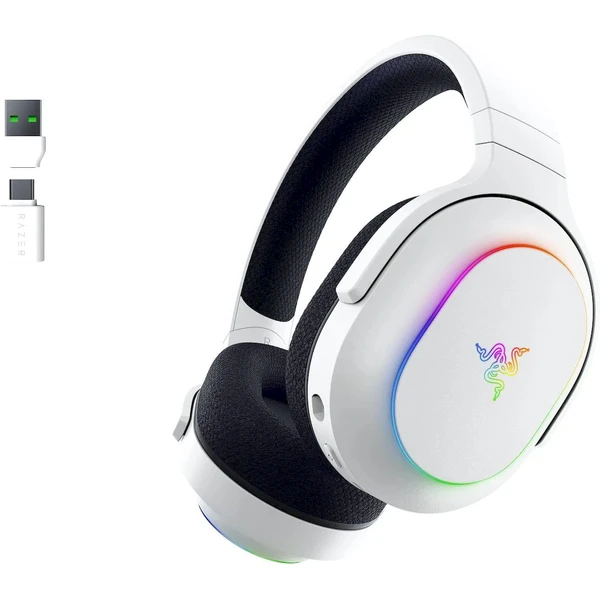 Razer Barracuda X Chroma herné bezdrôtové slúchadlá biela - Slúchadlá - Obrázok SB1A000P01
