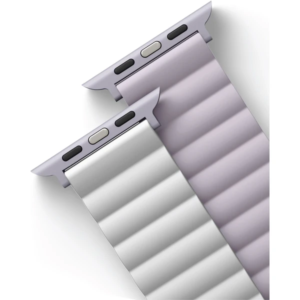 UNIQ Revix obojstranný remienok pre Apple Watch 42/41/40/38mm Lilac (fialový/biely) - Remienky - Obrázok SB3WF00101