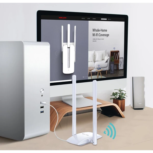 Mercusys MW300UH USB adaptér - Sieťové karty - Obrázok SBR7300401