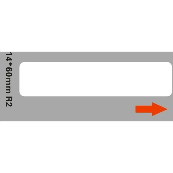 Niimbot štítky RP 14x60mm 110ks pre D11 a D110 biele - Pásky pre štítkovače - Hlavný obrázok