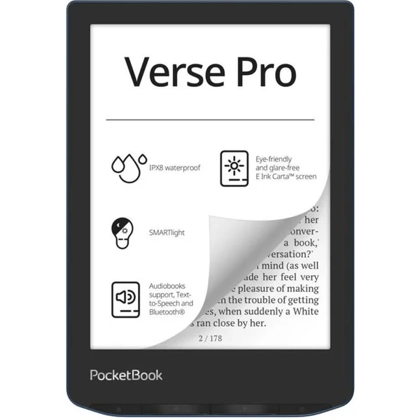PocketBook Verse Pro Azure - Čítačky elektronických kníh - Hlavný obrázok