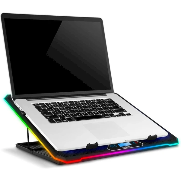 EVOLVEO Ania 9 RGB nastaviteľný podstavec pre notebook - Chladiace podložky - Obrázok SCBJ000K01