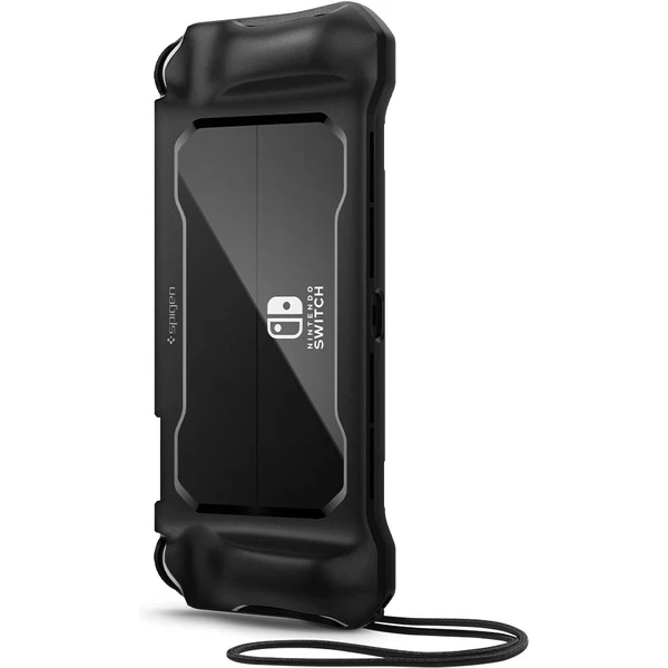 Spigen Rugged Armor ochranný kryt pre Nintendo Switch OLED čierny - Puzdra - Obrázok SCK4G00101