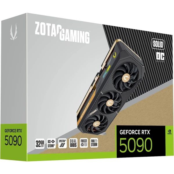 ZOTAC NVIDIA GeForce RTX 5090 SOLID OC - Grafické karty - Obrázok SCLI000K01