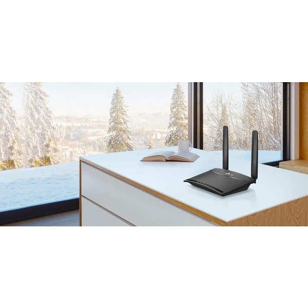 TP-Link TL-MR100 Wi-Fi 4 smerovač čierny - Wi-Fi routery - Obrázok SCQFF00101