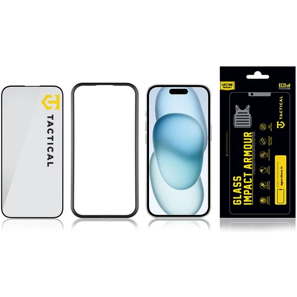 Tactical Glass Impact Armour sklo pre Apple iPhone 15/16 - Ochranné fólie a sklo - Obrázok SD50000N01