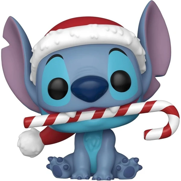 Funko POP! #1502 Disney: Lilo & Stitch - Holiday Stitch w/ Candy Cane - Funko POP! - Obrázok SEMA000K01