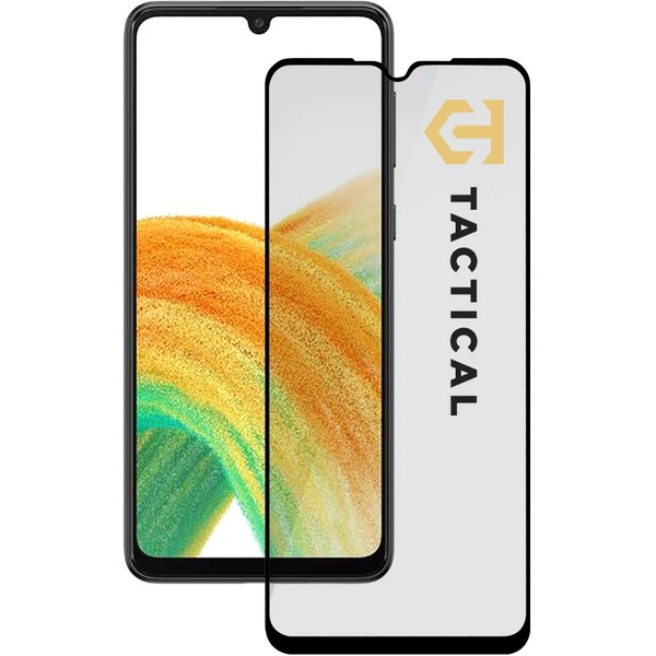 Tactical Glass Shield 5D sklo pre Samsung Galaxy A33 5G čierne - Ochranné fólie a sklo - Hlavný obrázok