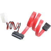 Akasa - slimline SATA na SATA dáta a power - 40 cm - Káble a redukcie