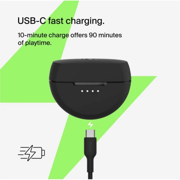 Belkin SOUNDFORM™ Rhythm bezdrôtové slúchadlá čierna - Slúchadlá - Obrázok SFCF000O01