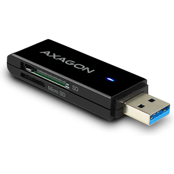 AXAGON čítačka SD/microSD kariet CRE-S2N USB-A - Čítačky pamäťových kariet - Obrázok SFD0700301