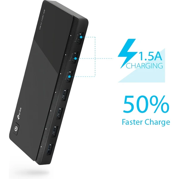 TP-Link UH700 HUB 7v1, čierny - USB huby - Obrázok SFGFF00101