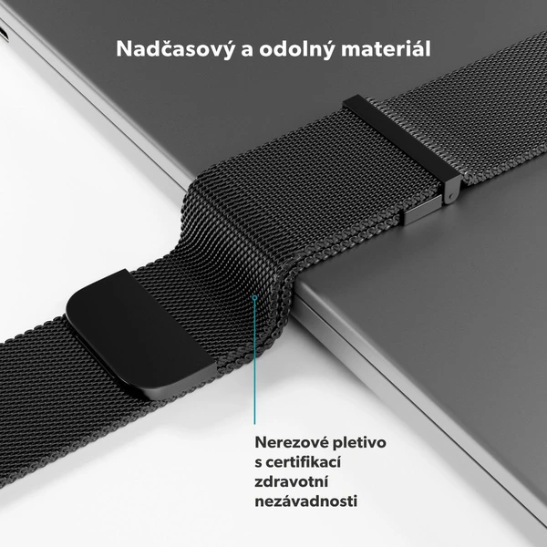 Epico Watch Strap milánsky ťah 42/44/45/46/49mm vesmírne šedý - Remienky - Obrázok SFJL000K01