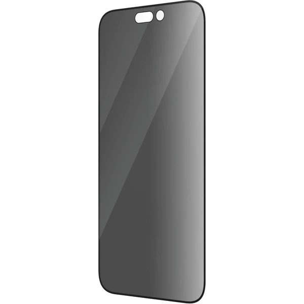 PanzerGlass™ Ultra-Wide Fit Privacy iPhone 14 Pro s inštalačným rámčekom - Ochranné fólie a sklo - Obrázok SFKG100501