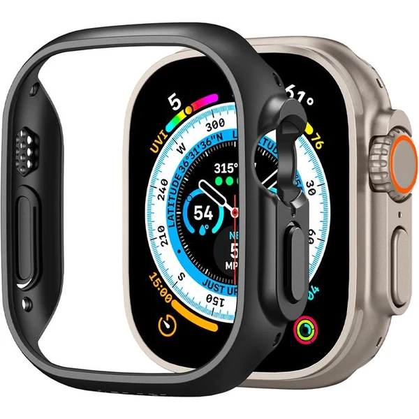 Spigen Thin Fit kryt Apple Watch Ultra 3/2/1 (49mm) čierny - Puzdra - Hlavný obrázok