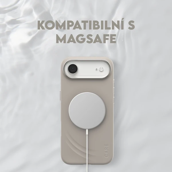 Panzer Glass ® CARE Flow kryt s MagSafe Apple iPhone Air Vanilla - Puzdra - Obrázok SGDH000K01