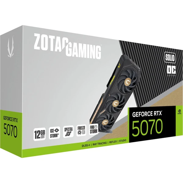 ZOTAC NVIDIA GeForce RTX 5070 SOLID OC - Grafické karty - Obrázok SGLI000K01