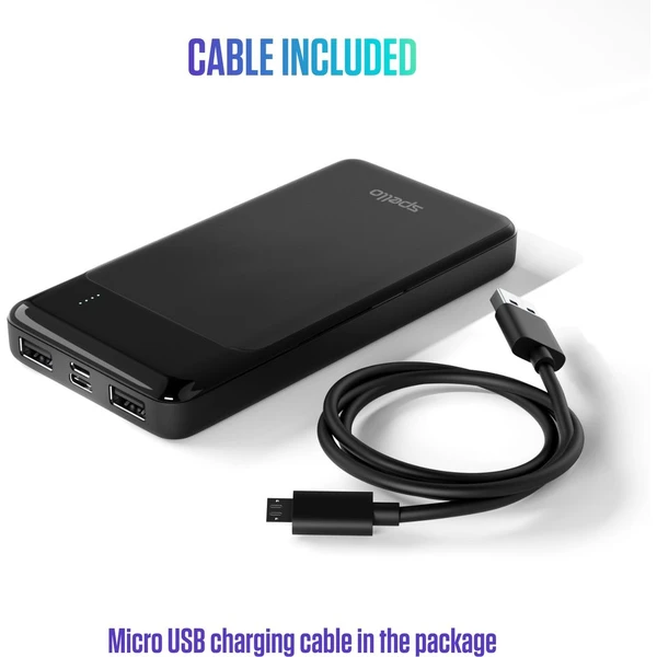 Spello Slim Powerbanka, 10000mAh čierna - Powerbanky - Obrázok SGPD000K01