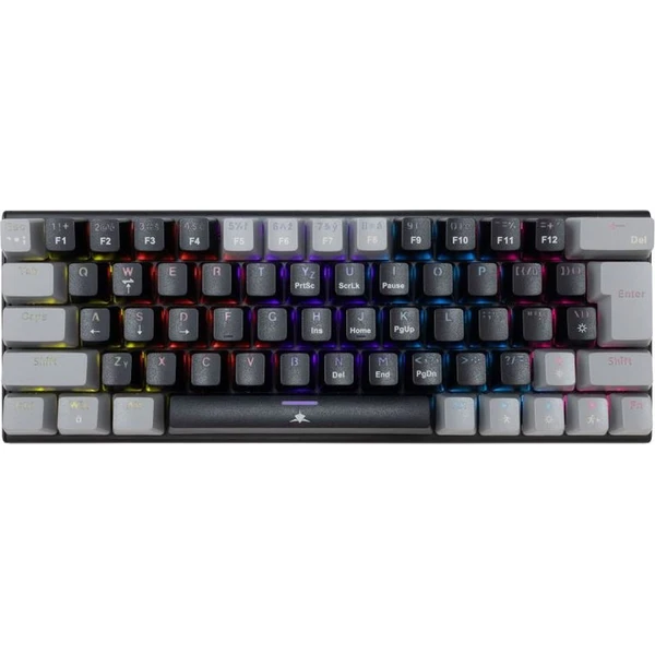 White Shark WAKIZASHI 2 Red (CZ/SK) čiernošedá - Klávesnice - Hlavný obrázok