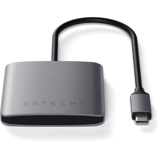 Satechi 4-PORT USB-C Hub (4xUSB-C až 5 Gbps) - vesmírne šedý - USB huby - Obrázok SH6NF00101