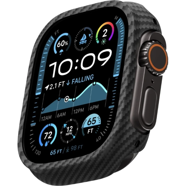 Pitaka Air case ochranný kryt Apple Watch Ultra/Ultra 2 (49 mm) čierny/sivý - Puzdra - Obrázok SI1A000P01