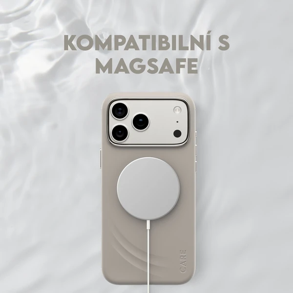 Panzer Glass ® CARE Flow kryt s MagSafe Apple iPhone 17 Vanilla - Puzdra - Obrázok SIDH000K01