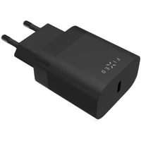 Sieťová nabíjačka FIXED s USB-C výstupom a podporou PD, 20W, čierna - Nabíjačky
