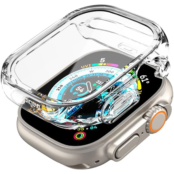 Spigen Ultra Hybrid kryt Apple Watch Ultra 3/2/1 (49mm) číry - Puzdra - Obrázok SIO0000701