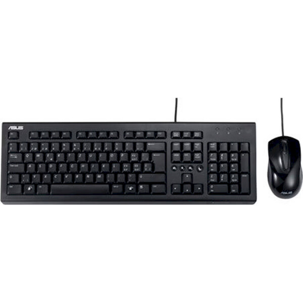 E-shop ASUS U2000 drôtový set klávesnice a myši CZ čierny