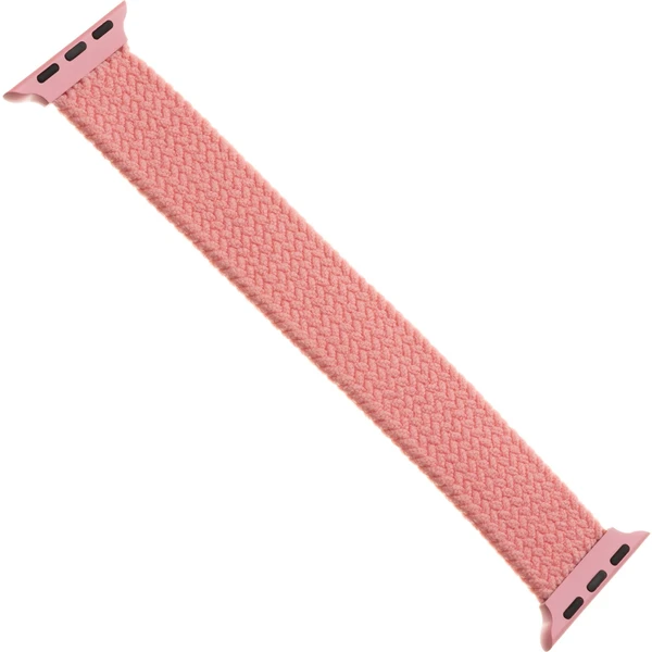 FIXED prevliekací nylonový remienok Apple Watch 42/44/45mm L ružový - Remienky - Obrázok SJKU000501