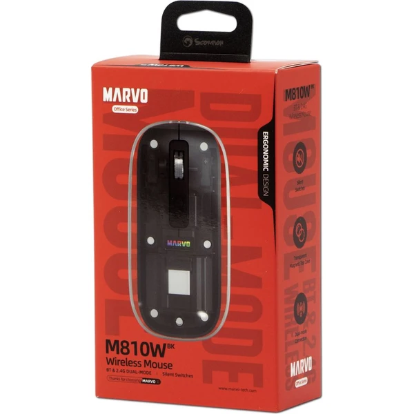 Marvo PRISM B10 bezdrôtová myš čierna - Myši - Obrázok SJUA000J01