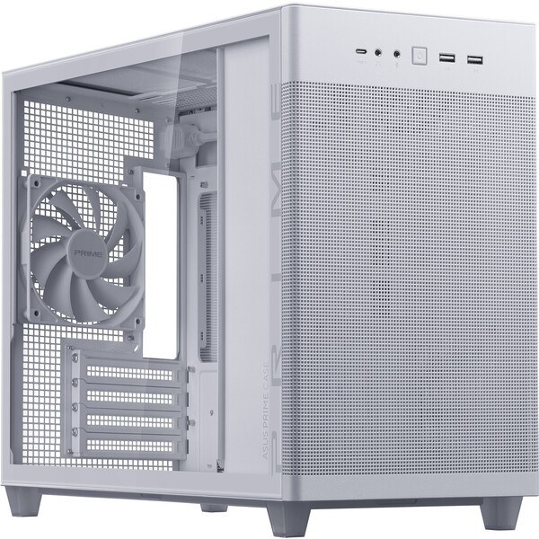 ASUS Prime AP201 TG skriňa biela